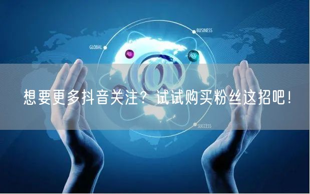 想要更多抖音关注？试试购买粉丝这招吧！