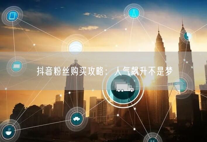 抖音粉丝购买攻略：人气飙升不是梦