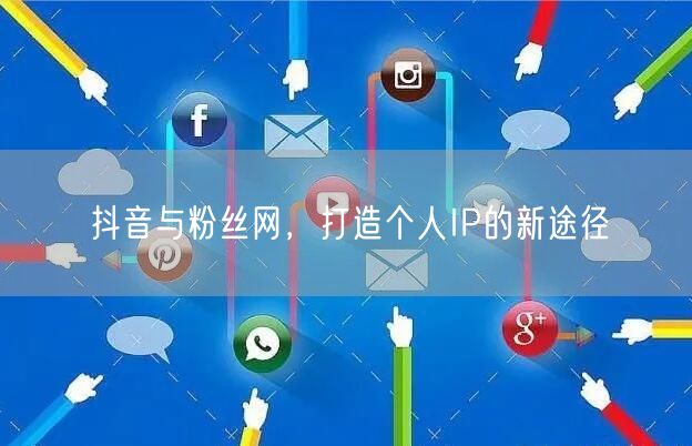 抖音与粉丝网，打造个人IP的新途径